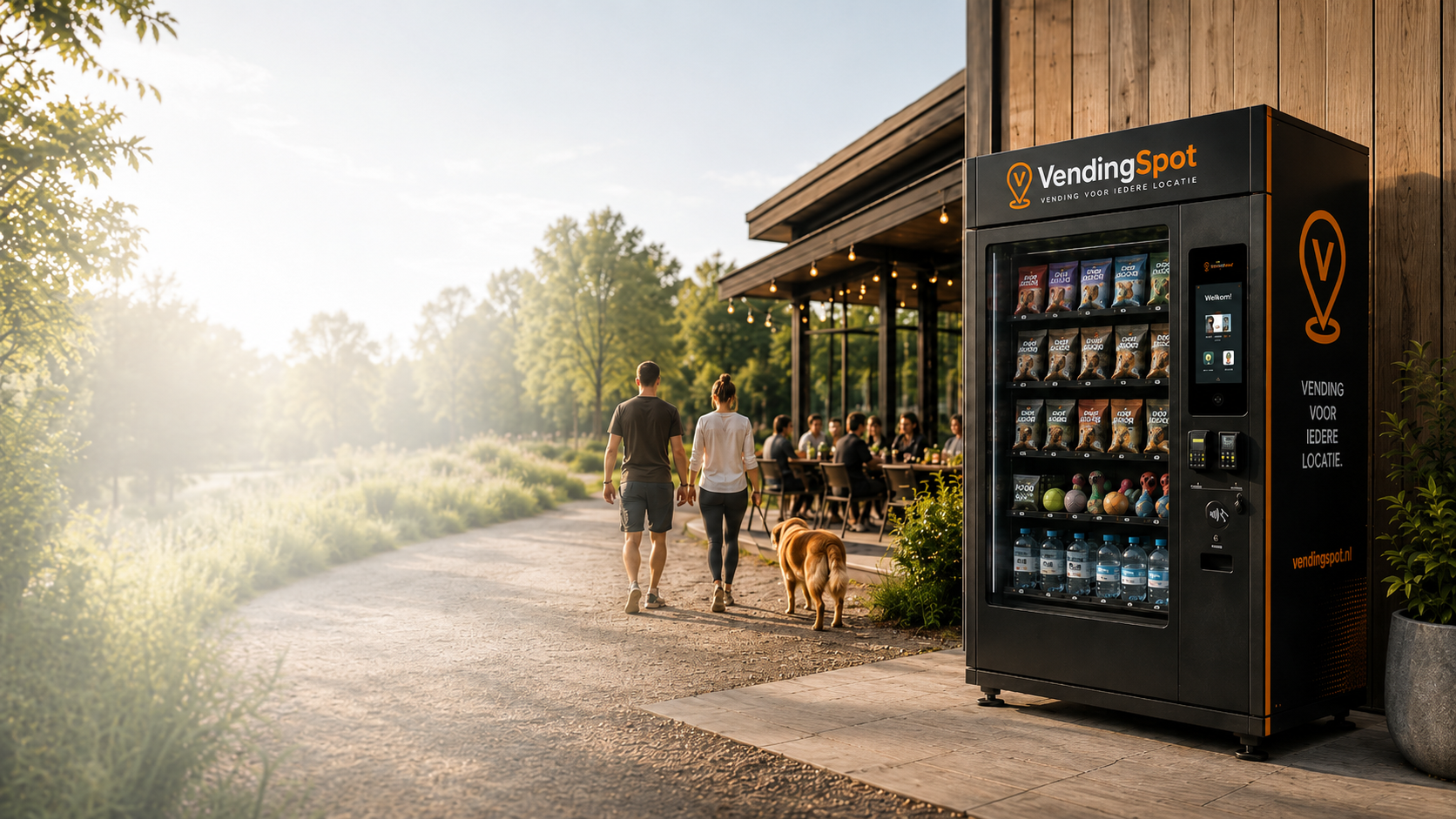 VendingSpot automaat bij een recreatieve locatie